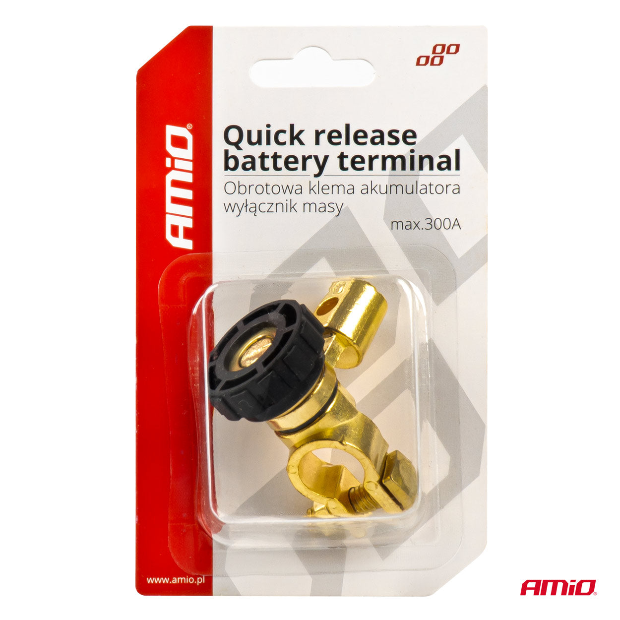 Comutator rotativ "Contact General" cu montaj pe borna bateriei, 12V - 24V