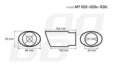 Ornament toba esapament din otel inoxidabil MT 020C