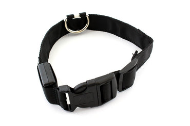 Zgarda iluminata cu LED pentru caine sau pisica, culoare Galben, AVX-AG232B