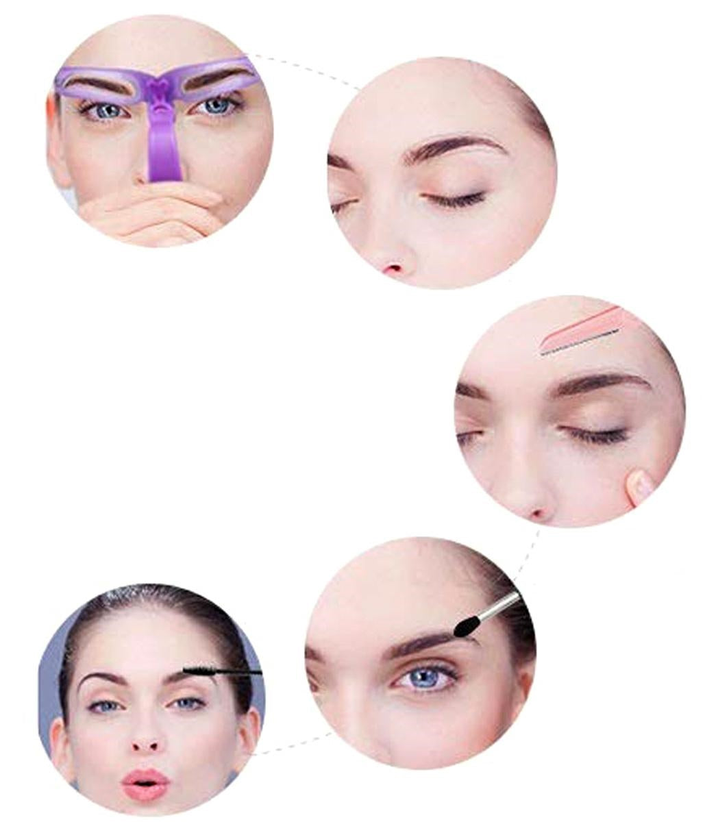 Set 8 sabloane profesionale pentru modelare sprancene