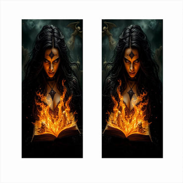 Set 2 stickere decorative pentru stalpii usilor, print autoadeziv de inalta rezolutie, dimensine 2 buc x 50 x 22 cm , cod: AVX-SSU-12