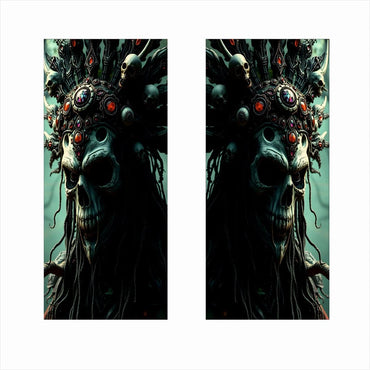 Set 2 stickere decorative pentru stalpii usilor, print autoadeziv de inalta rezolutie, dimensine 2 buc x 50 x 22 cm , cod: AVX-SSU-13