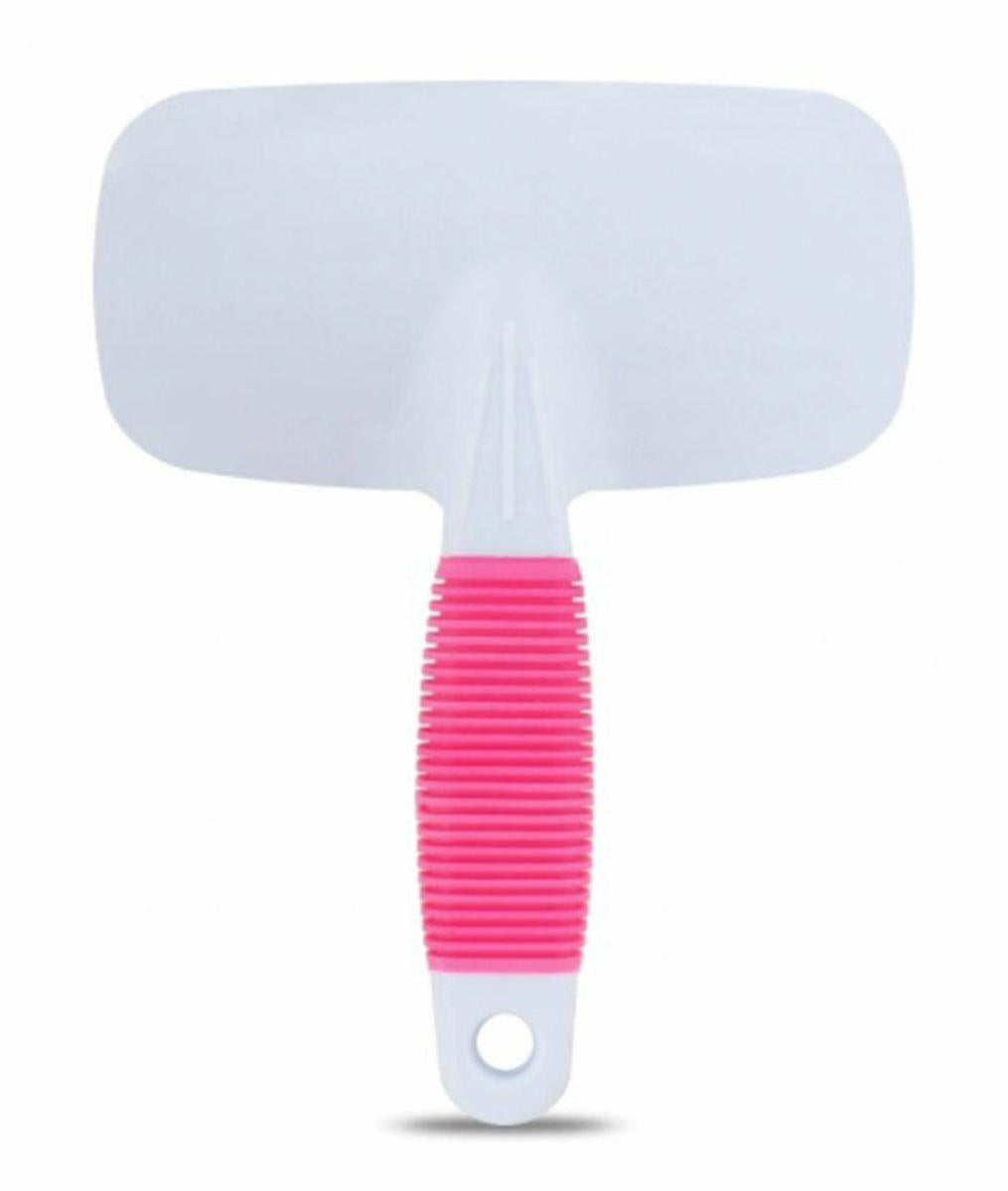 Perie de par alba cu roz pentru animale AVX-ZW3B