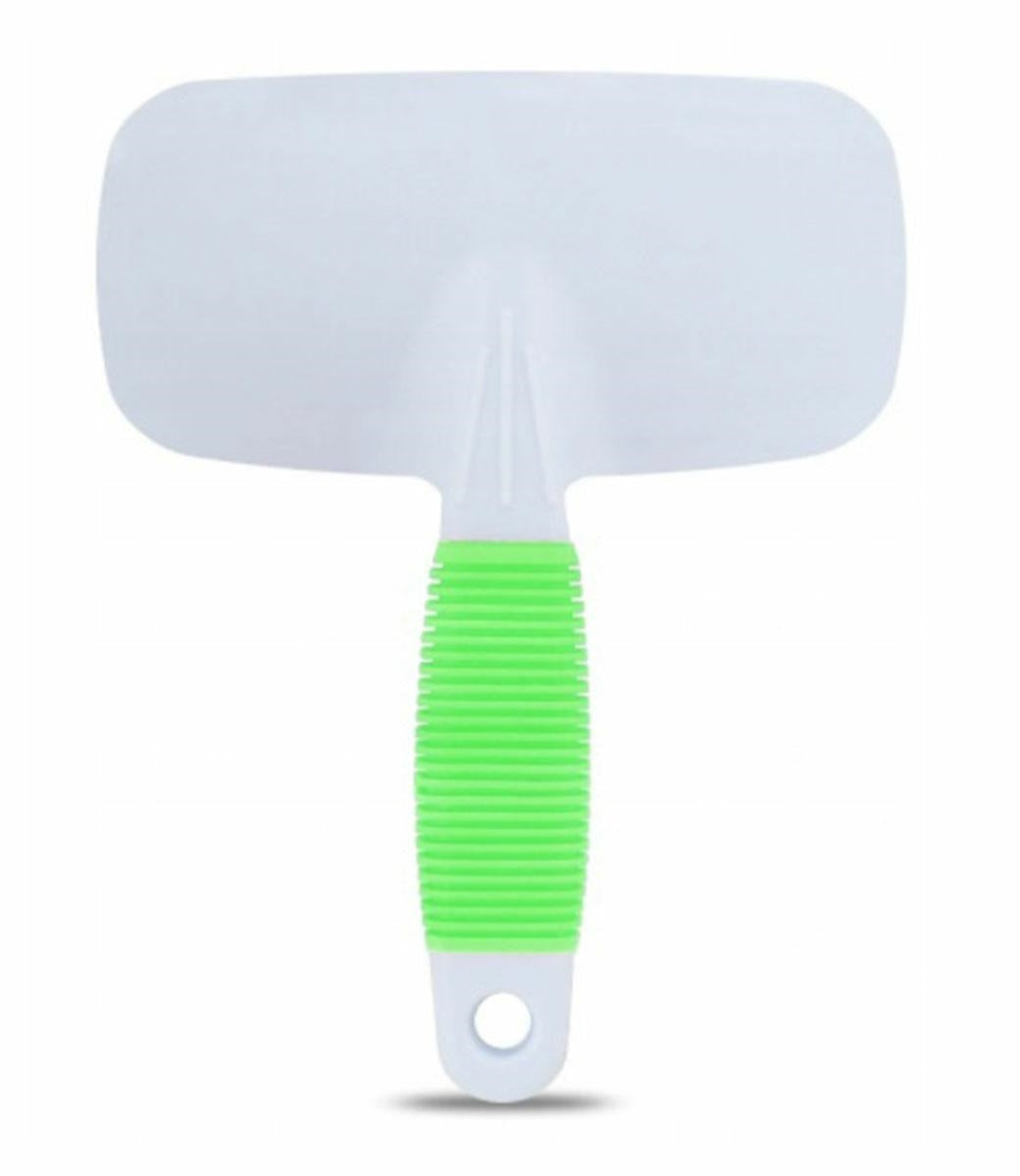 Perie de par alba cu verde pentru animale AVX-ZW3C
