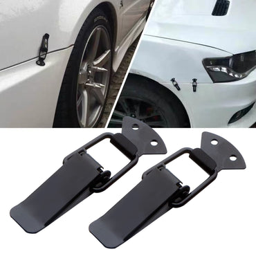 Set clipsuri pentru capota, 89 mm, culoare neagra