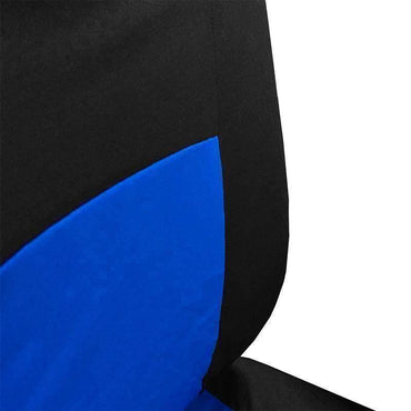 Huse Scaun Auto, 9 piese, universale, culoare Albastru-Negru